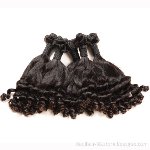 Unprocessed 7a Brazilian Virgin Hair 100% Human Hair Weave Bouncy Curls 3pcs hair Extensions